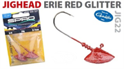 Spro Jighead Erie Red Glitter